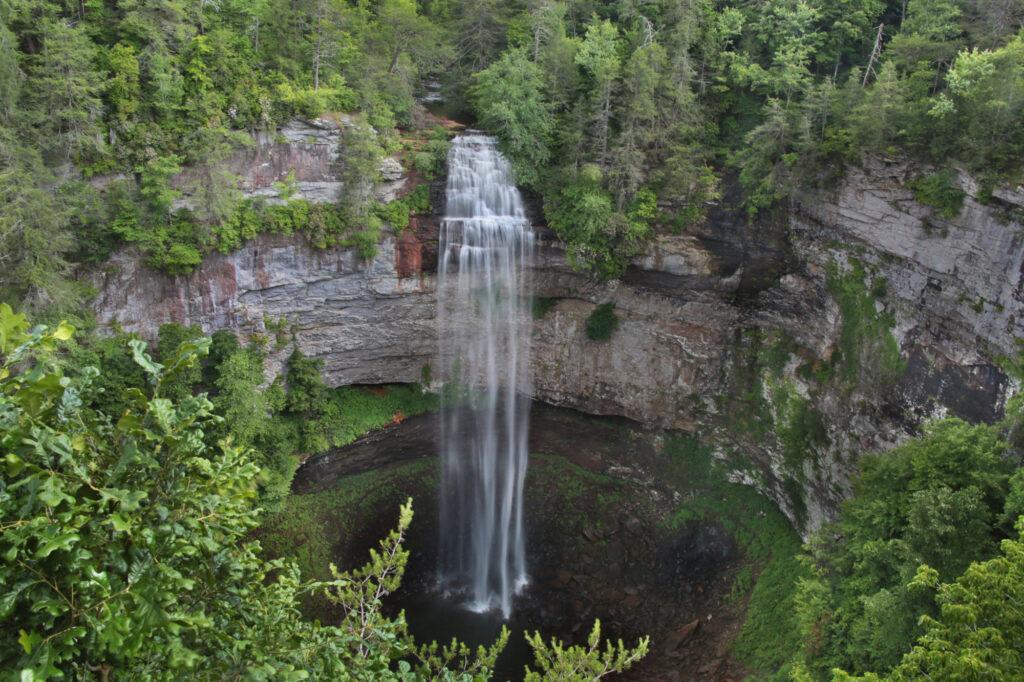 Fall Creek Falls With Good Water Flow