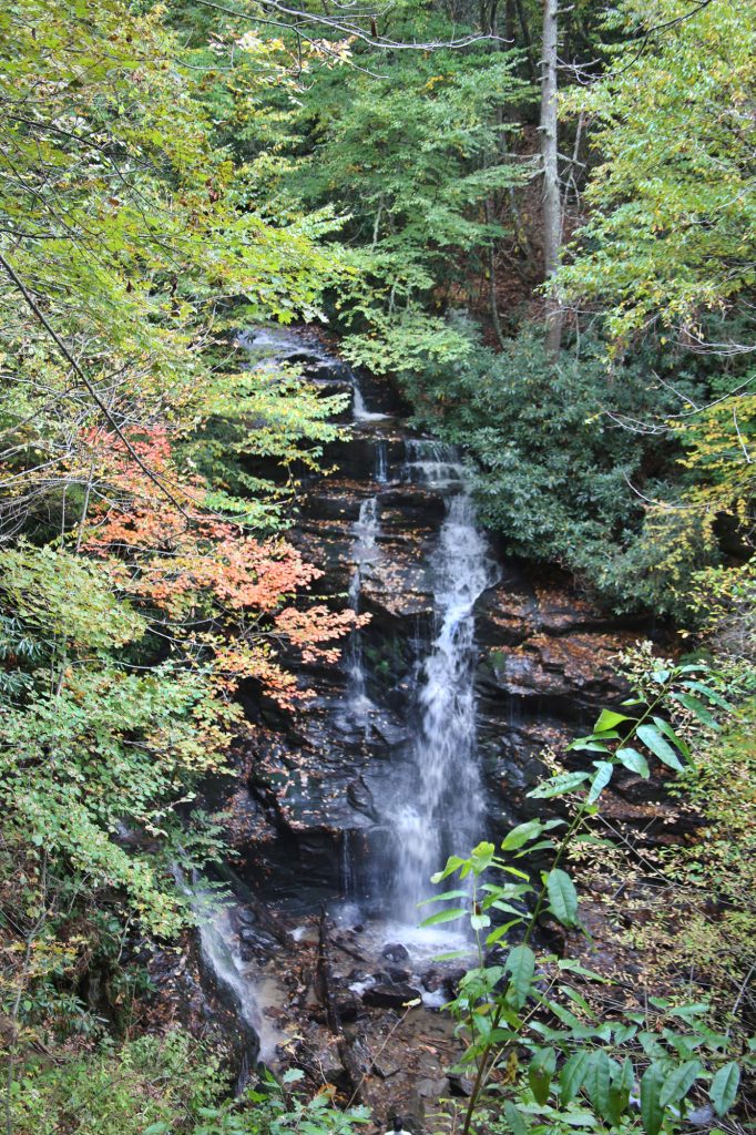 Soco Falls as viewed from the observation deck