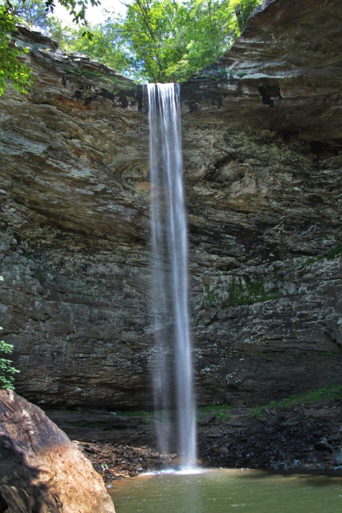Ozone Falls view from the base