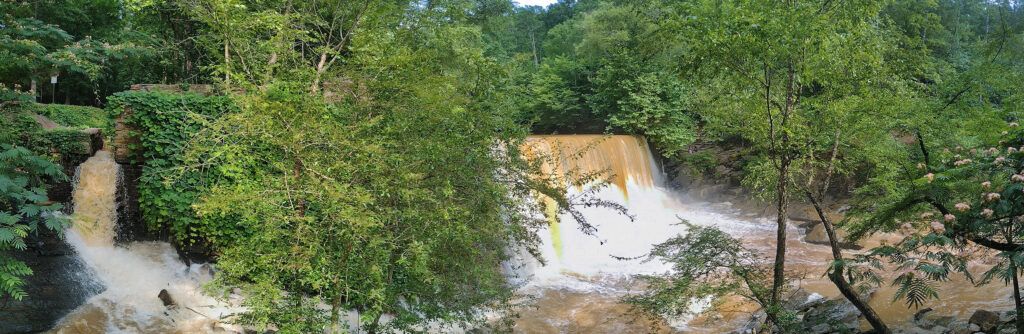 Vickery Creek Falls from the overlook