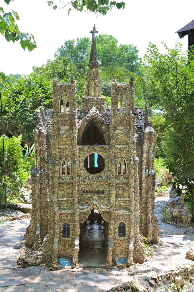 rock miniature building