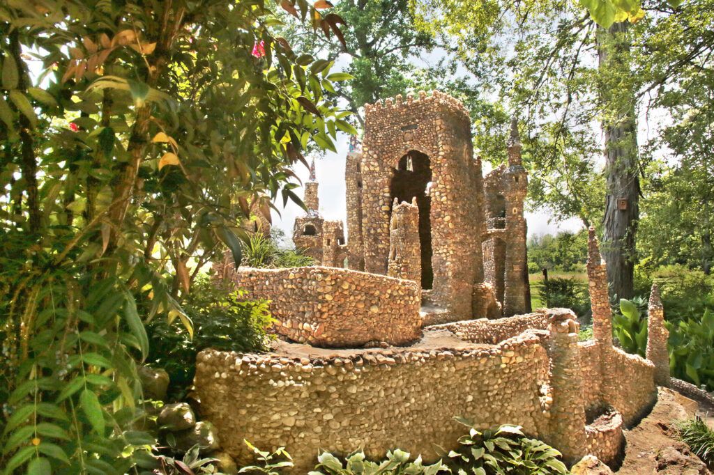 rock miniature building