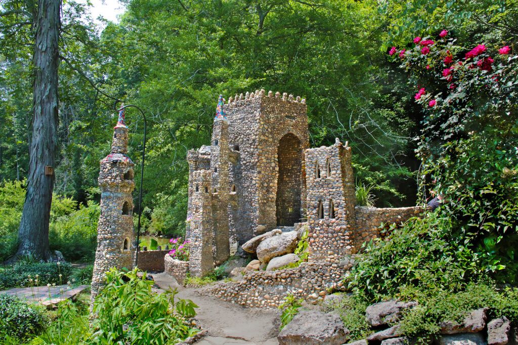 rock miniature building