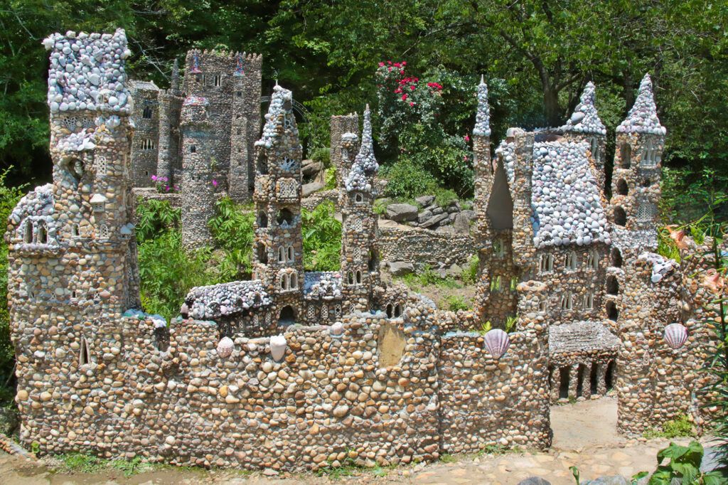 rock miniature building